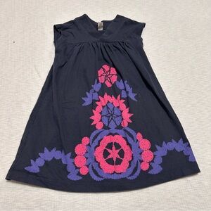 Tea Collection Girl's Blue Short‎ Sleeve Dress Size: 3